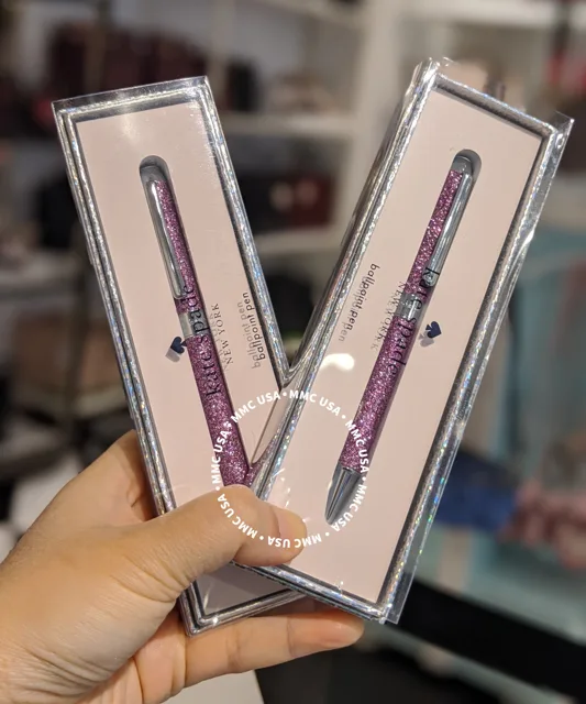 KATE SPADE GLITTER BALLPOINT PEN KS203555