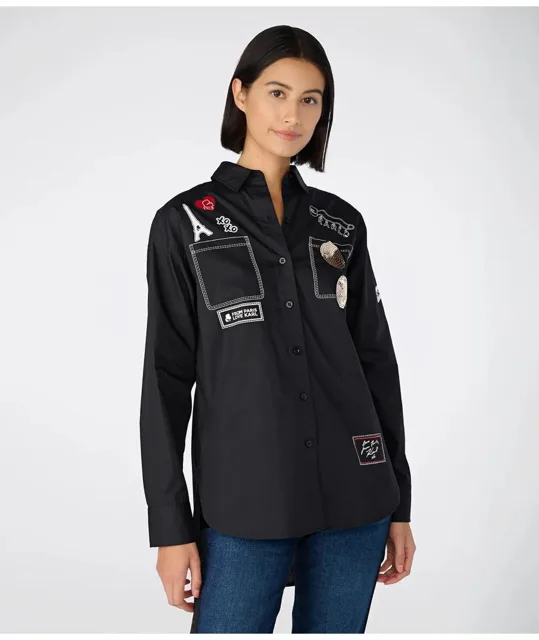 KARL WHIMSY PATCHES SHIRT