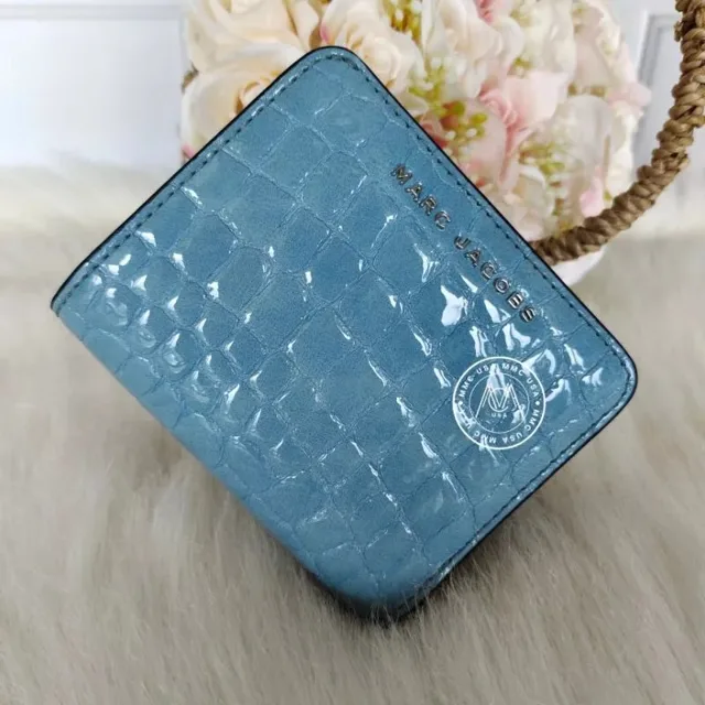 MJ THE GROOVE SMALL BIFOLD WALLET SHINY CROCCO