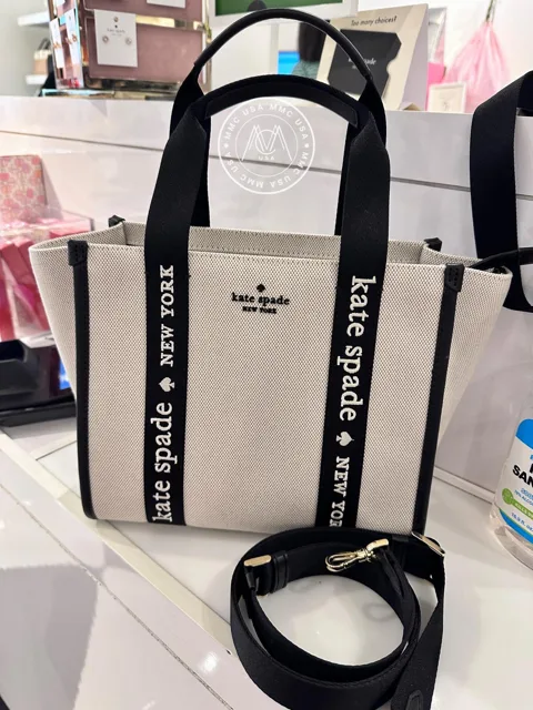 KS KIP CANVAS SMALL TOTE CROSSBODY KG767
