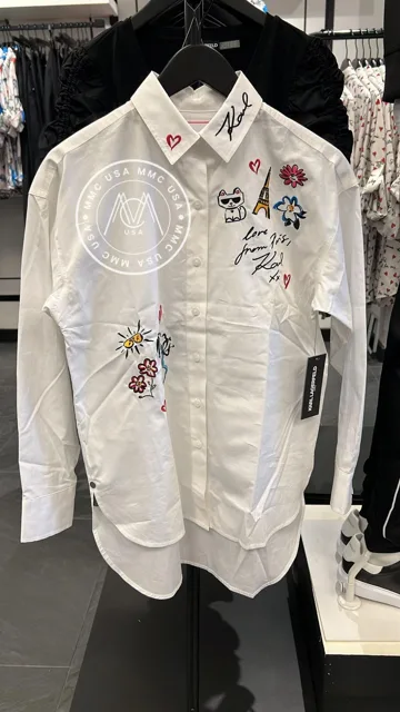 KARL WHIMSY WHITE SHIRT