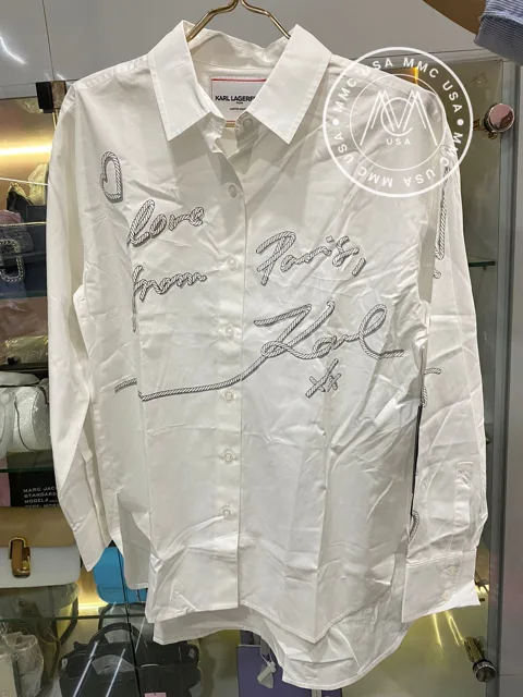 KL WHITE SHIRT LOVE FROM PARIS