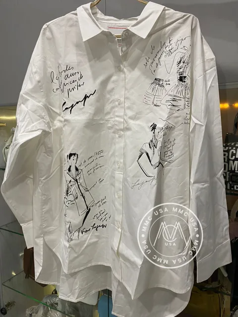 KL WHITE SHIRT SKETCH