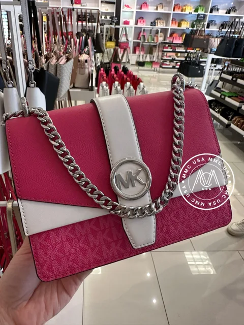 MK GREENWICH SMALL FLAP CROSSBODY SIGN