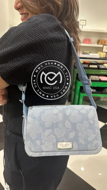 KS LIV SMALL CROSSBODY DENIM KM073