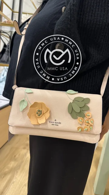 KS IVY APPLIQUE FLORAL CROSSBODY K0456