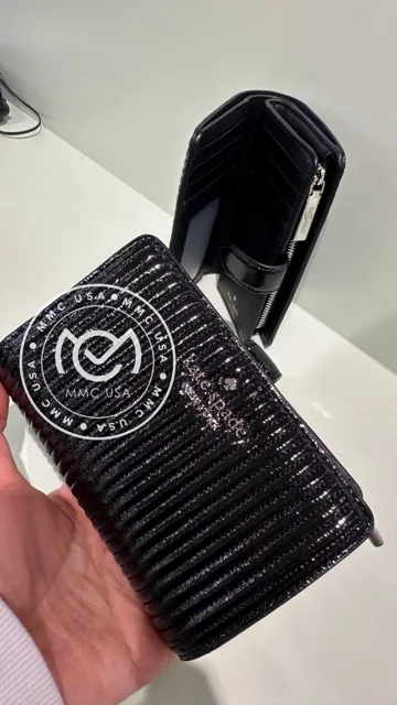 KS MEDIUM COMBIFOLD CRINKLE PATENT WALLET KP263