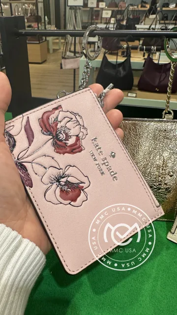 KS FLORAL KEY RING CARD HOLDER KP349